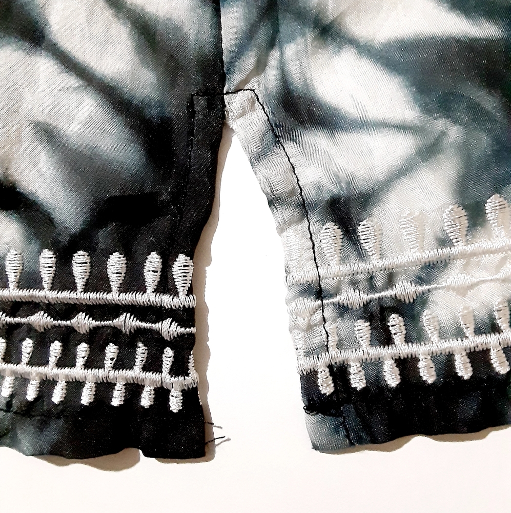 SILK Tie-Dye Print Tunic Top NWOT - Picture 5 of 11